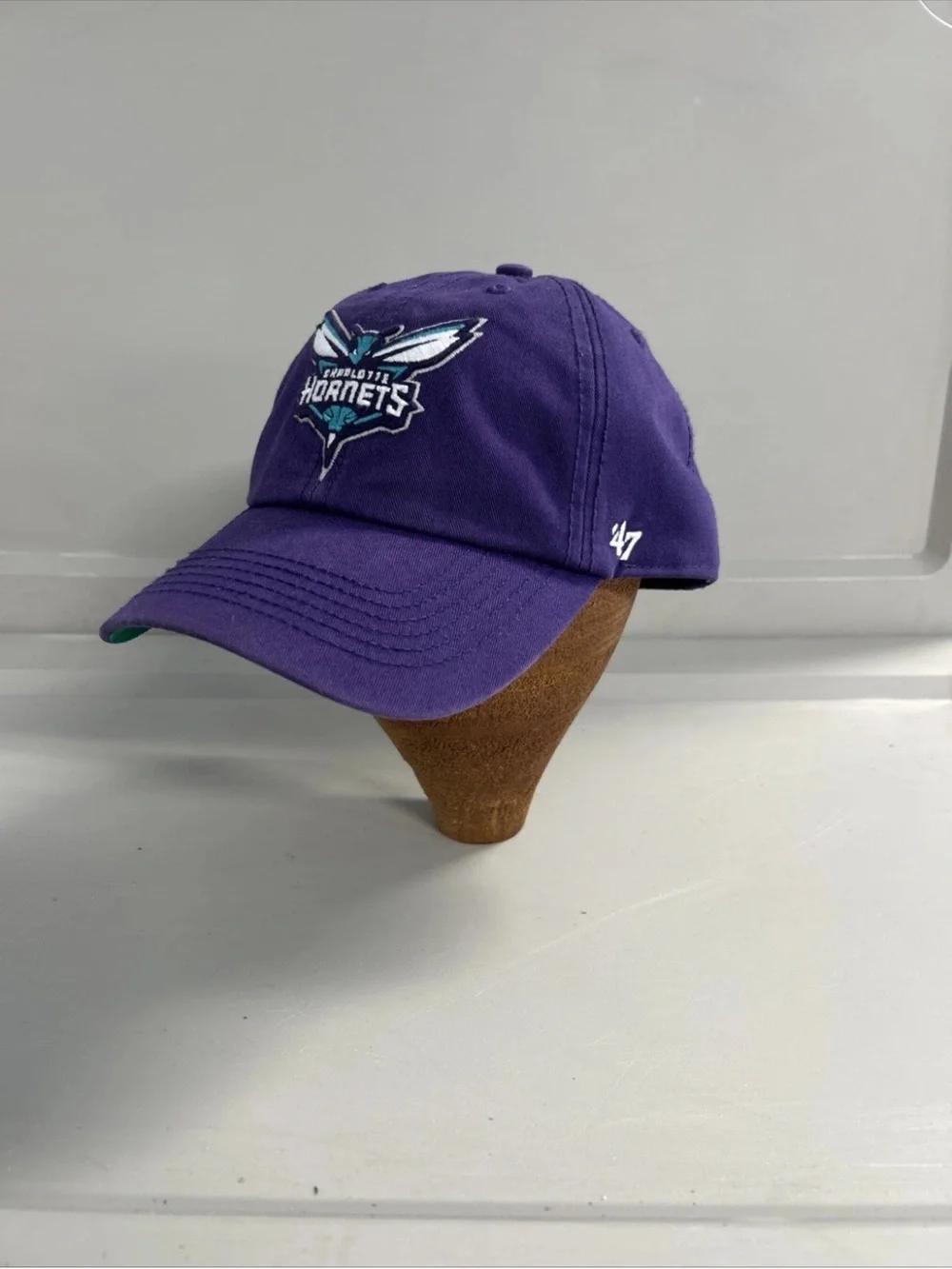 Charlotte Hornets ‘47 Brand Franchise Series Fitted Large Purple Hat Cap NBA